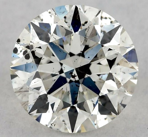 0.8 carat J-SI2 Excellent cut Natūralus Round Deimantas (1)