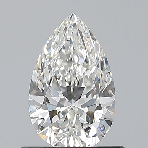 0.7 carat G-VVS1 Natūralus Pear Deimantas (1)