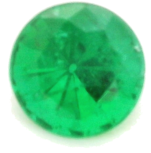 0.22 carat GREEN Round Smaragdas (1)