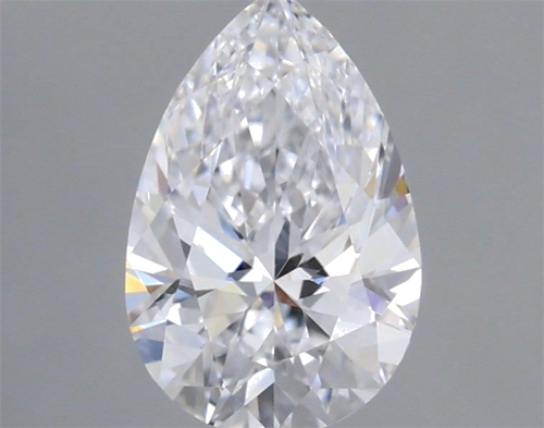 0.4 carat D-VS1 Natūralus Pear Deimantas (1)