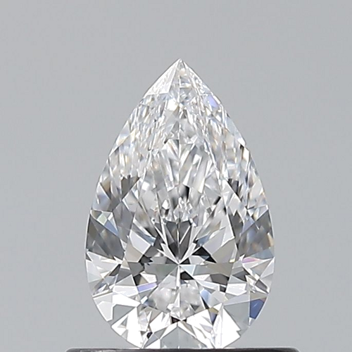0.6 carat D-VS2 Natūralus Pear Deimantas (1)