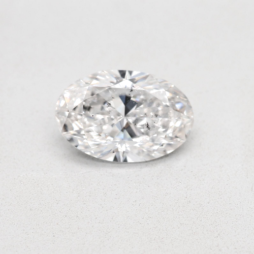 1.7 carat F-SI1 Natūralus Oval Deimantas (1)