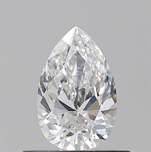 0.53 carat D-IF Natūralus Pear Deimantas (1)