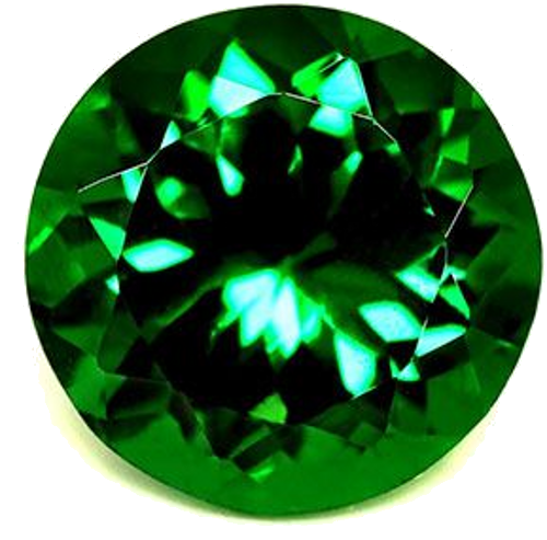 0.58 carat GREEN Round Garnet (1)