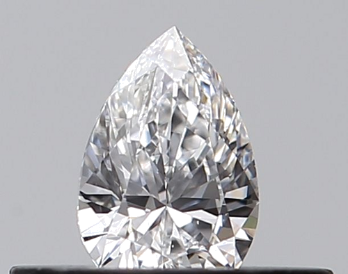 0.23 carat D-VVS2 Natūralus Pear Deimantas (1)