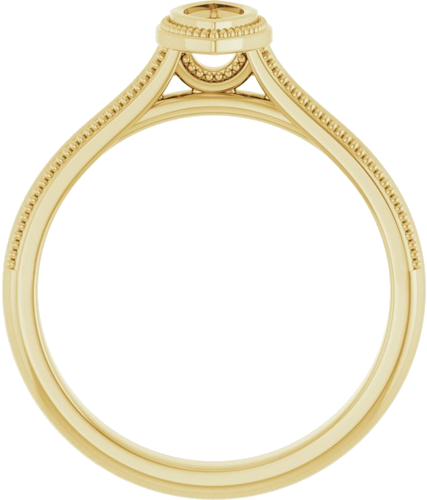 Sužadėtuvių Žiedas „Bezel-Set Solitaire“ 14k yellow gold Marquise 6mm x 3mm (2)