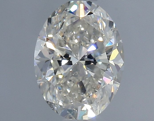 1.0 carat H-SI2 Natūralus Oval Deimantas (1)