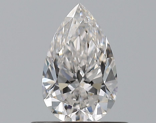 0.55 carat F-VS1 Natūralus Pear Deimantas (1)