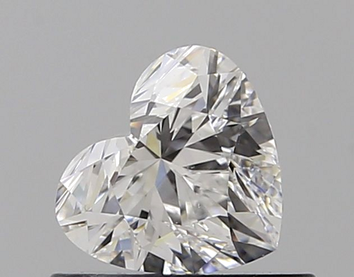 0.5 carat E-VVS1 Natūralus Heart Deimantas (1)