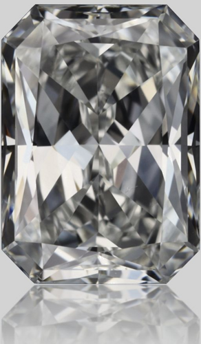 1.0 carat G-VS2 Natūralus Radiant Deimantas (1)