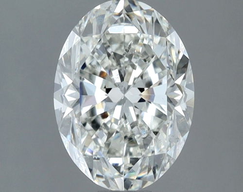 1.71 carat H-SI2 Natūralus Oval Deimantas (1)