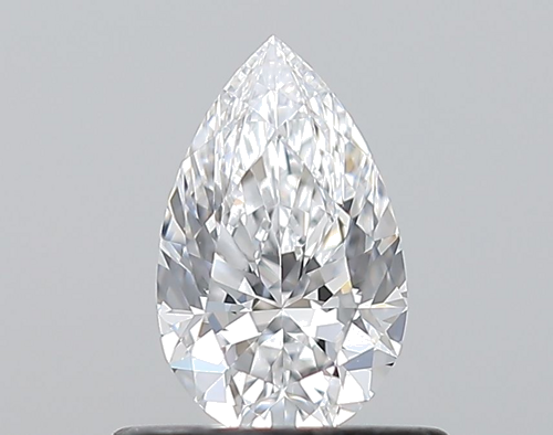 0.5 carat D-VVS2 Natūralus Pear Deimantas (1)