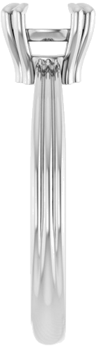 Sužadėtuvių Žiedas „Solitaire“ 585 Baltojo Aukso Round 6.5mm (3)
