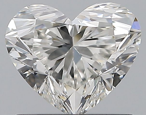 0.71 carat G-VVS2 Natūralus Heart Deimantas (1)