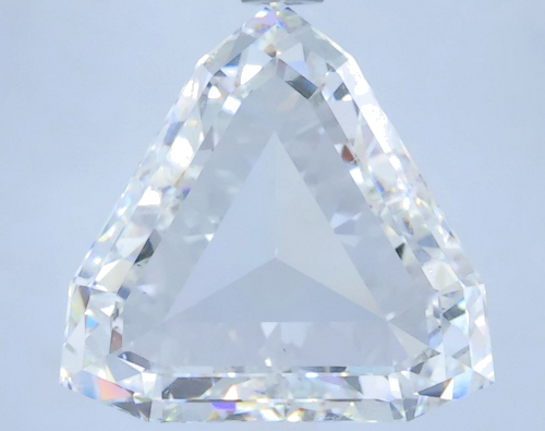 3.5 carat H-SI1 Natūralus Triangular Deimantas (1)