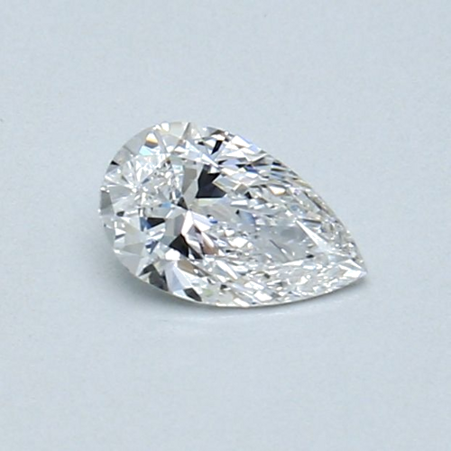 0.3 carat D-SI1 Natūralus Pear Deimantas (1)