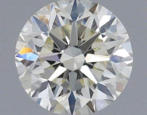 0.5 carat K-VVS2 GD cut Natūralus Round Deimantas (1)