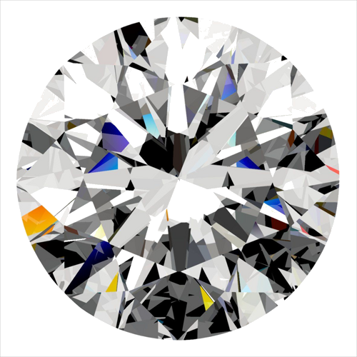 0.3 carat F-VVS2 Excellent cut Natūralus Round Deimantas (1)