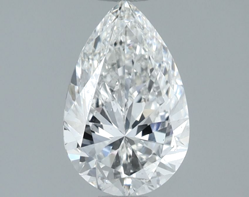 1.21 carat F-SI1 Natūralus Pear Deimantas (1)