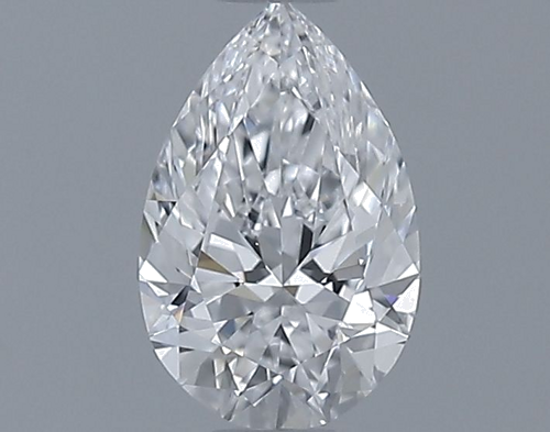 0.61 carat D-VS1 Natūralus Pear Deimantas (1)
