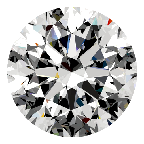 0.4 carat G-SI1 Very Good cut Natūralus Round Deimantas (1)