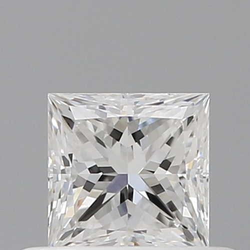 0.4 carat F-VVS2 Natūralus Princess Deimantas (1)