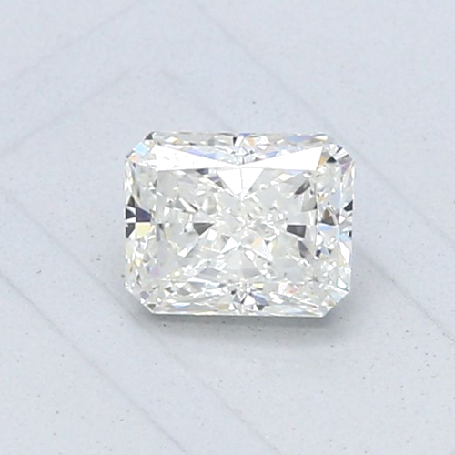 0.52 carat I-VVS2 Natūralus Radiant Deimantas (1)