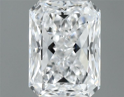 0.44 carat D-VVS2 Natūralus Radiant Deimantas (1)