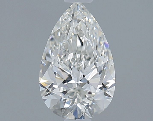 1.0 carat G-SI1 Natūralus Pear Deimantas (1)