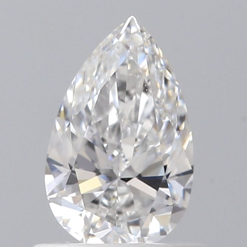 0.6 carat E-VS2 Natūralus Pear Deimantas (1)