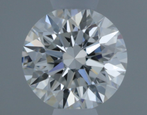 0.42 carat F-VVS2 Excellent cut Natūralus Round Deimantas (1)