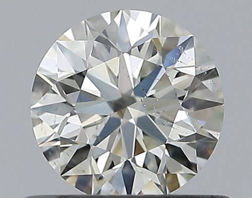 0.51 carat I-SI2 Excellent cut Natūralus Round Deimantas (1)