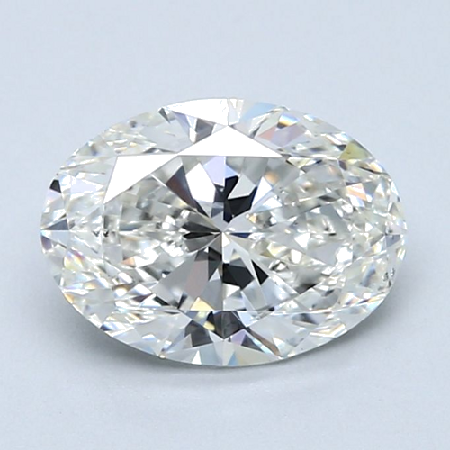 2.01 carat H-SI1 Natūralus Oval Deimantas (1)