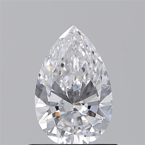 0.7 carat D-VS2 Natūralus Pear Deimantas (1)