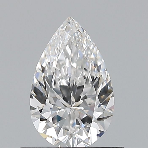0.58 carat E-VS1 Natūralus Pear Deimantas (1)