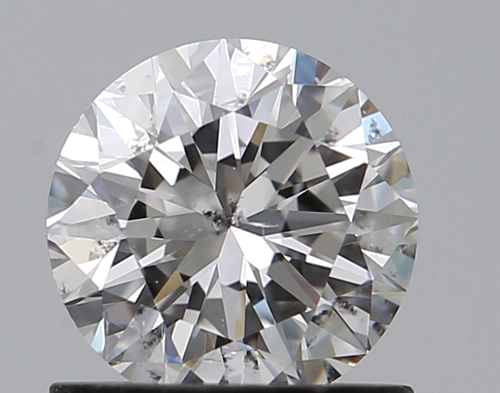 0.91 carat G-SI2 Very Good cut Natūralus Round Deimantas (1)