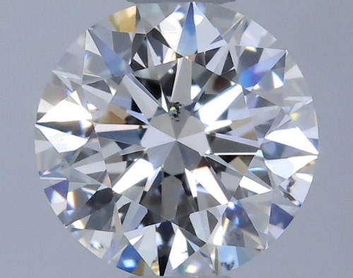 0.5 carat F-SI1 Excellent cut Natūralus Round Deimantas (1)