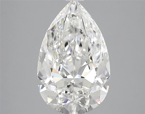 2.7 carat G-VS2 Natūralus Pear Deimantas (1)
