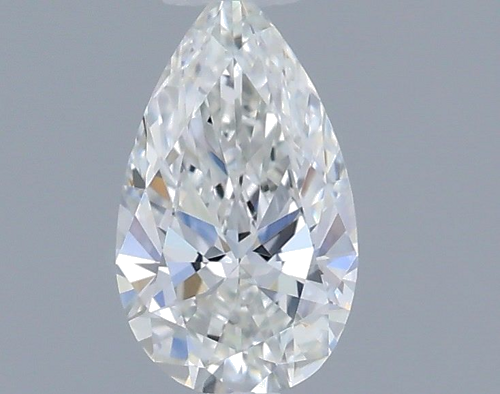0.3 carat G-VS2 Natūralus Pear Deimantas (1)
