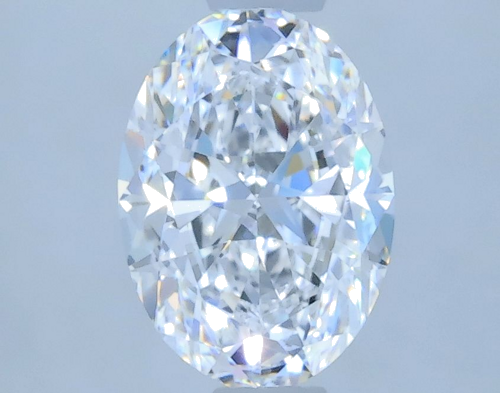 0.65 carat D-VVS2 Natūralus Oval Deimantas (1)