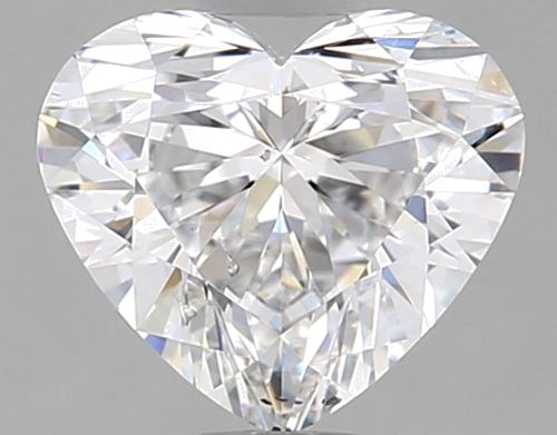 0.91 carat E-SI2 Natūralus Heart Deimantas (1)