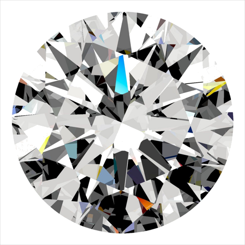 0.3 carat E-VVS1 Excellent cut Natūralus Round Deimantas (1)