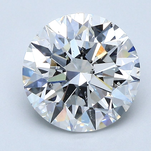 3.05 carat D-SI1 Excellent cut Natūralus Round Deimantas (1)