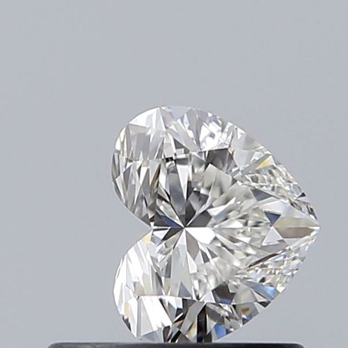 0.5 carat G-VVS2 Natūralus Heart Deimantas (1)