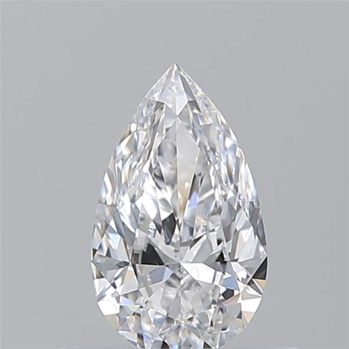 0.51 carat D-VS1 Natūralus Pear Deimantas (1)