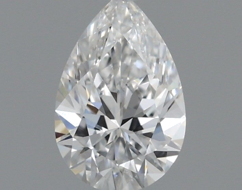 0.4 carat F-VVS2 Natūralus Pear Deimantas (1)