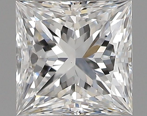0.51 carat F-VS2 Natūralus Princess Deimantas (1)