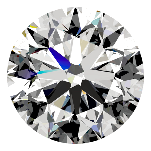 0.3 carat H-SI1 Very Good cut Natūralus Round Deimantas (1)