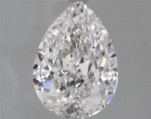 2.04 carat D-SI1 Natūralus Pear Deimantas (1)