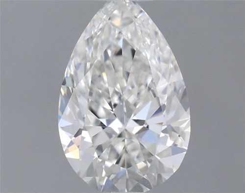 0.42 carat F-VVS1 Natūralus Pear Deimantas (1)